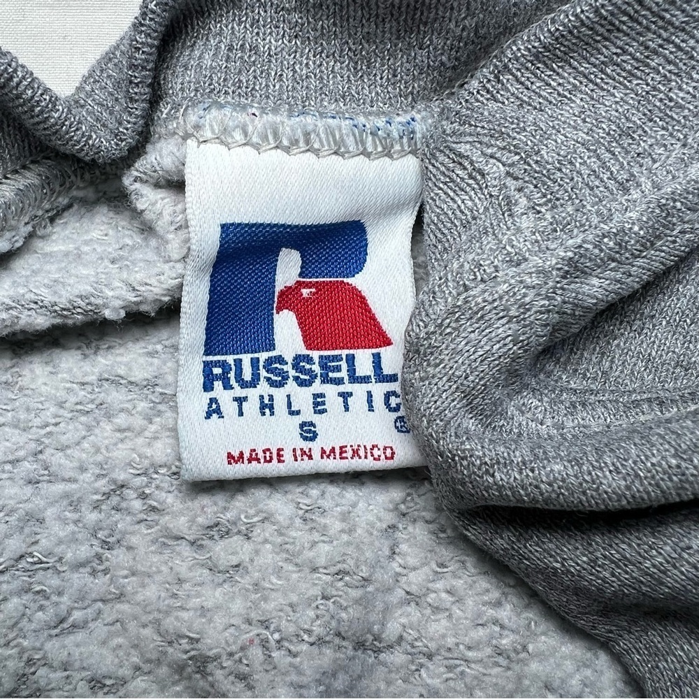 Vintage Russell Athletic Gray & Purple Crewneck Sweatshirt Mens Small - Picture 6 of 7